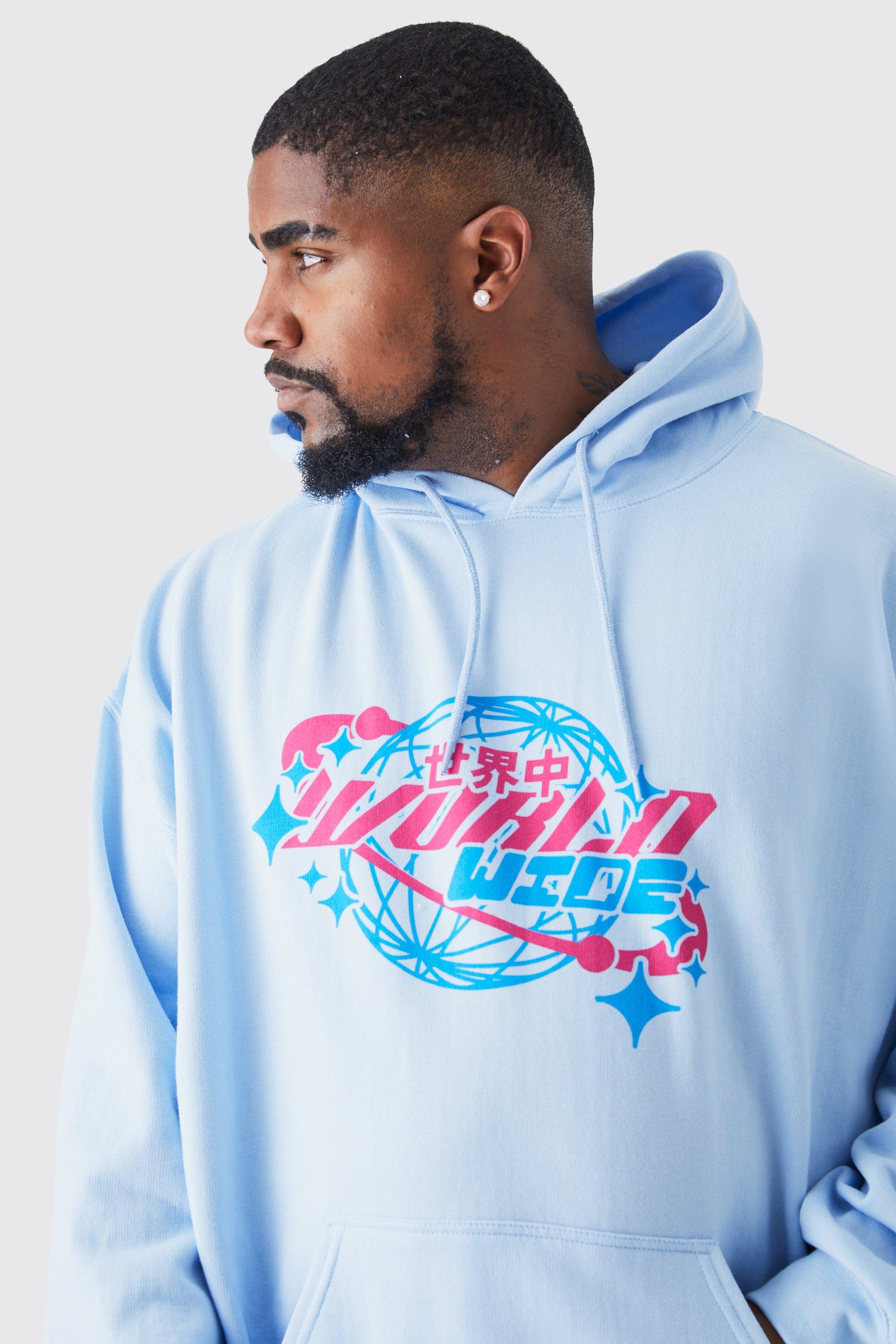 Light blue thrasher hoodie sale